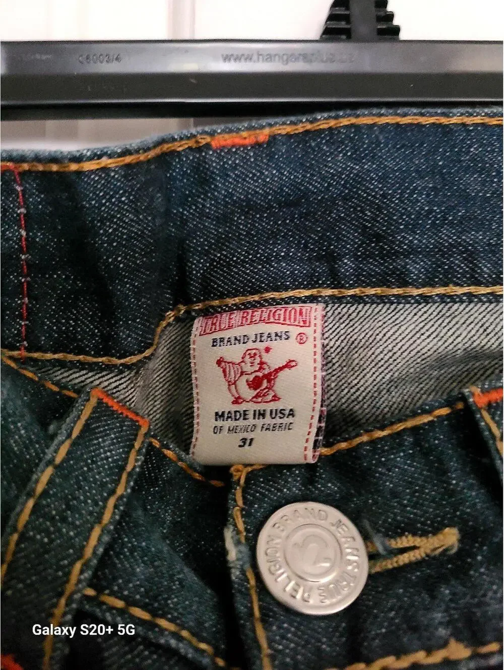 True religion Ricky Big T men's jeans world tour sz 31